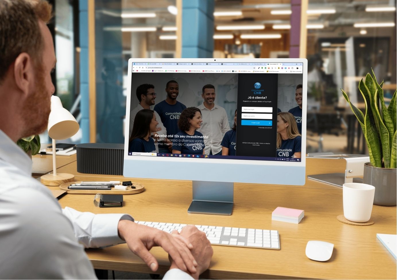 Escritório virtual e suporte